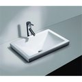 Cantrio Koncepts Cantrio Koncepts PS-111 Vitreous China Semi Recessed Sink PS-111